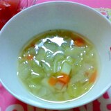 安心ぱくぱく野菜スープ
